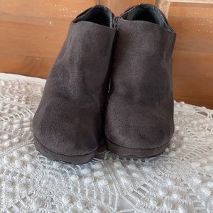 3 inch suede dress boots